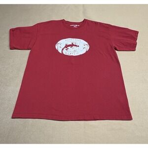 Caribbean Side Men's Riviera Maya Mexico Graphic T-Shirt XL Red Crewneck (61)
